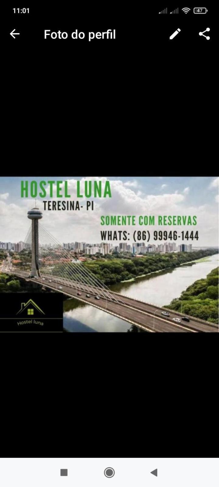 Hostel Luna Терезіна Екстер'єр фото